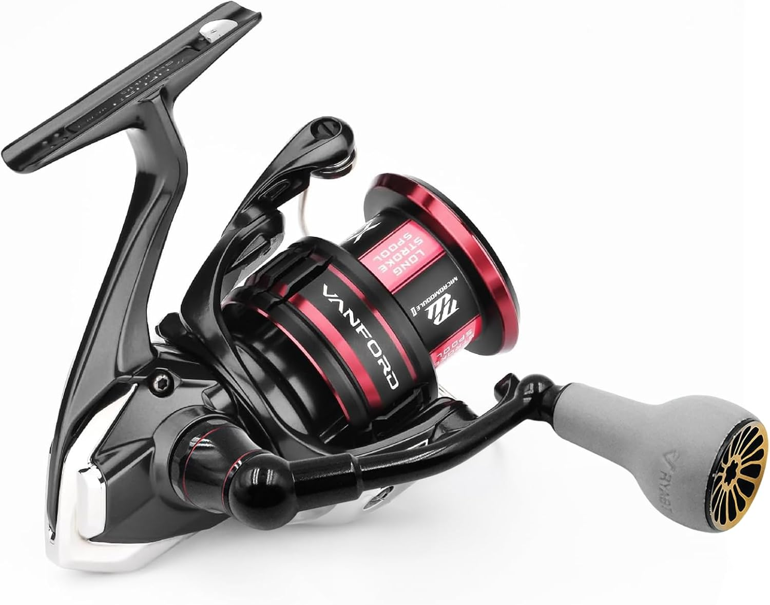 TPE Grey Reel Power Knob 27Mm Compatible for Shimano Daiwa Spinning & Baitcasting Reel image number 3