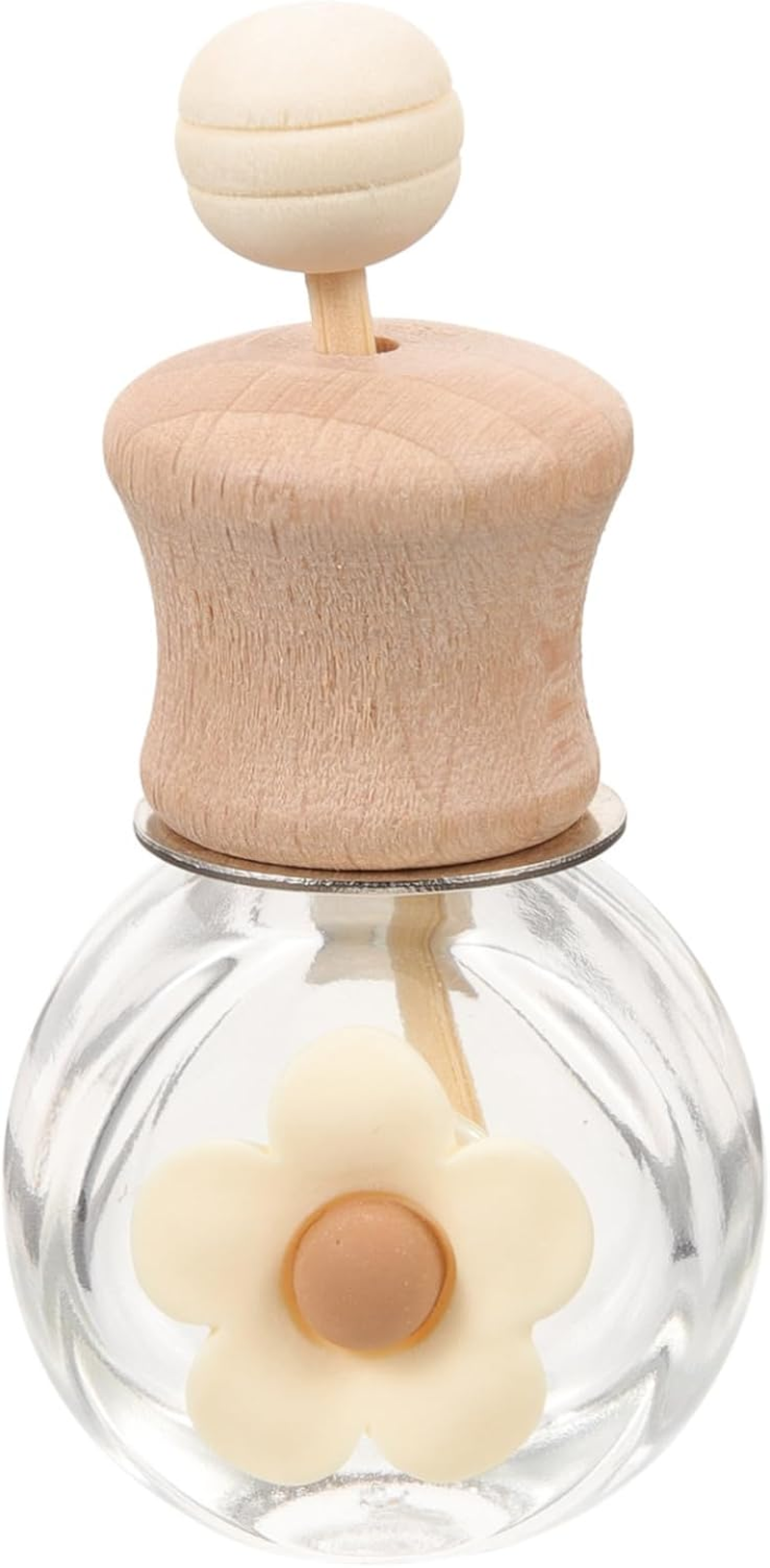 STOBAZA Car Perfume Bottle Empty Glass Fragrance Essential Oil Bottle Refillable Car Perfume image number 3