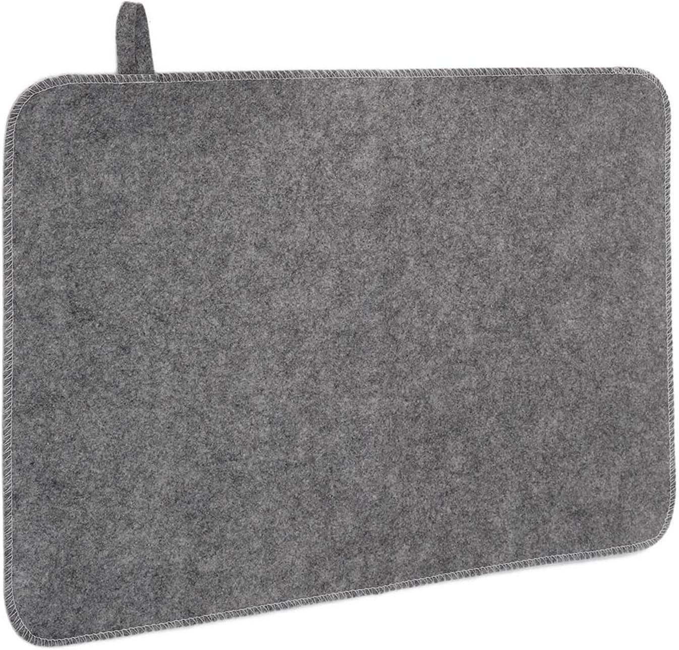 Felt Pad, Strong Water Absorption Sauna Mat for Sauna Bath House Shower Room, SPA Felt Sauna Cushion for Bathing, Steaming, Steam Room, Hot Spring, Breathable Sauna Accessories image number 2