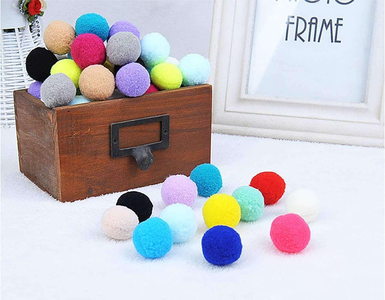 Felt Wool Cat Toys Ball 70Pcs Kitten Small Assorted Colorful Soft Felted Fabric Balls for Cat Lovers image number 2