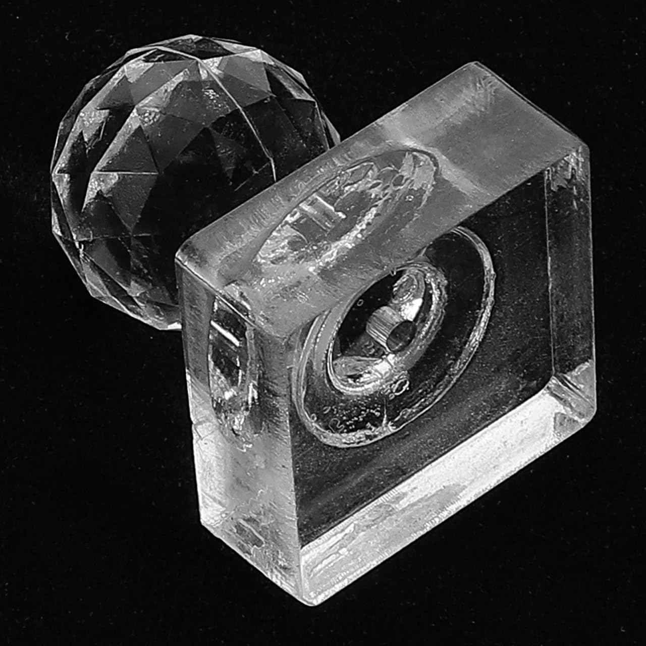 FOMIYES Eyeshadow Pressing Tool Set 2Pcs Square round Molds Repair Makeup Tool for Eyeshadow image number 3