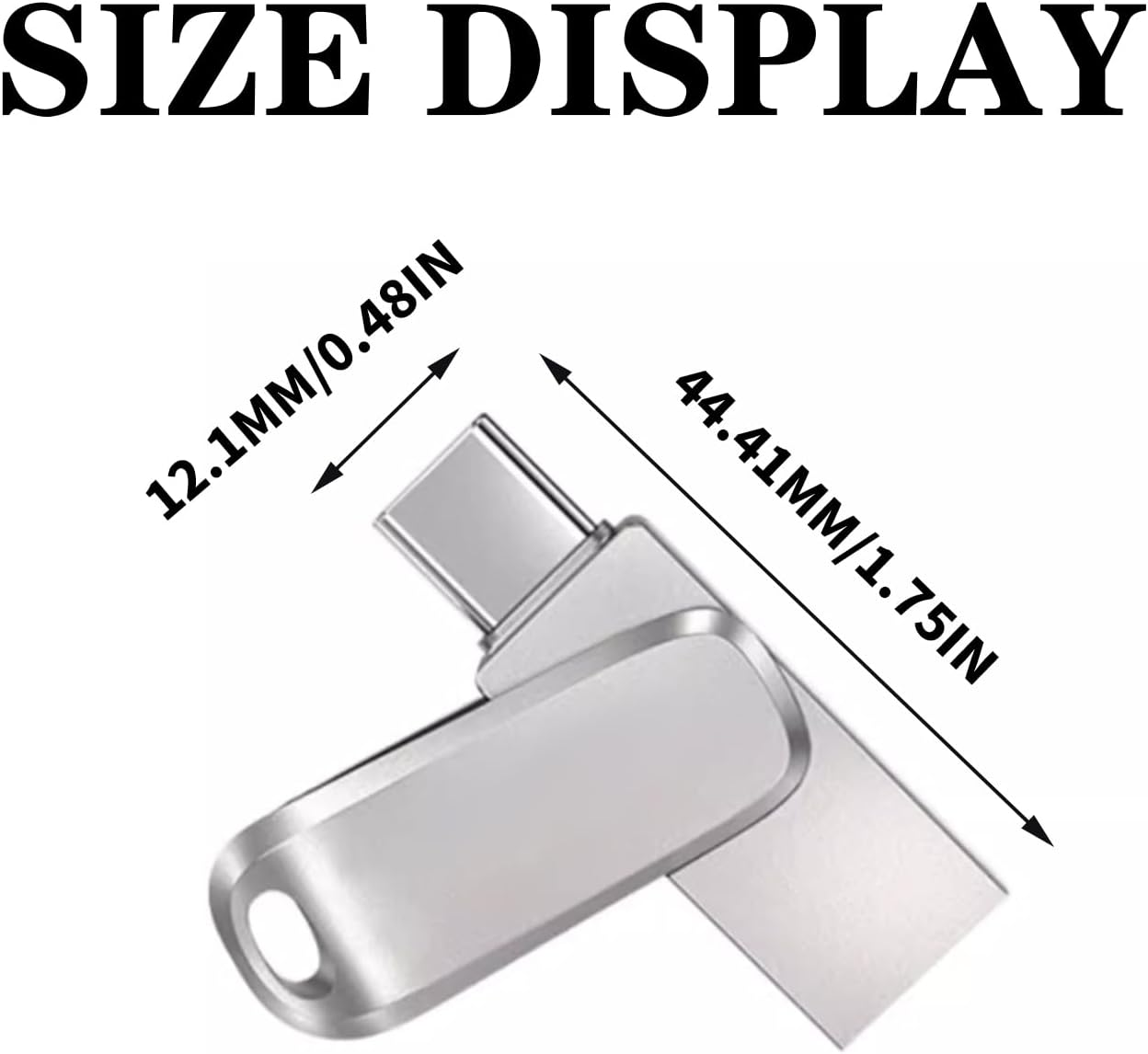 High-Speed 256GB USB Type-C Flash Drive with Reversible Connector for Seamless Data Transfer between Devices, Automatic Photo Backup,Ideal for Storage Expansion and Easy File Management image number 1