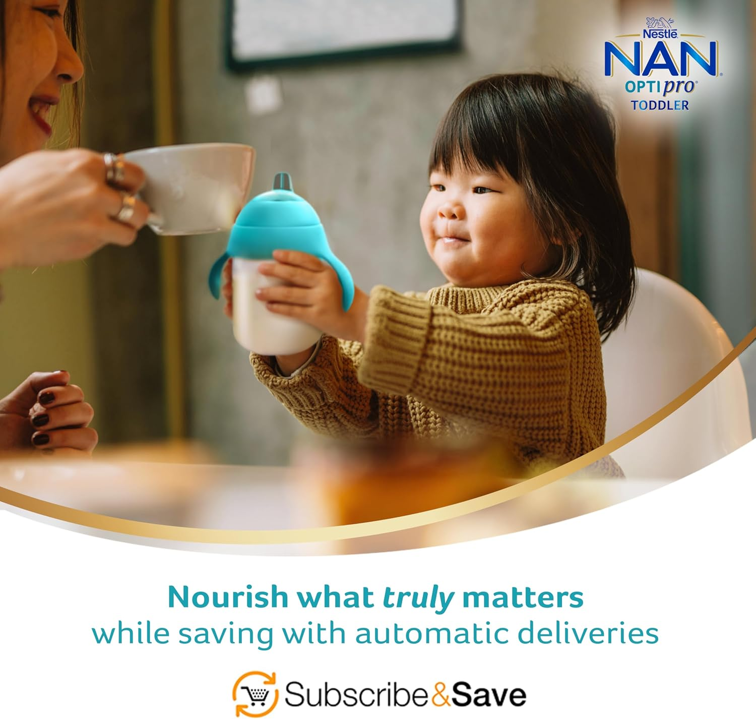 Nestl&eacute; NAN OPTIPRO 3, Toddler Milk Drink, Stage 3 &ndash; 800G image number 3