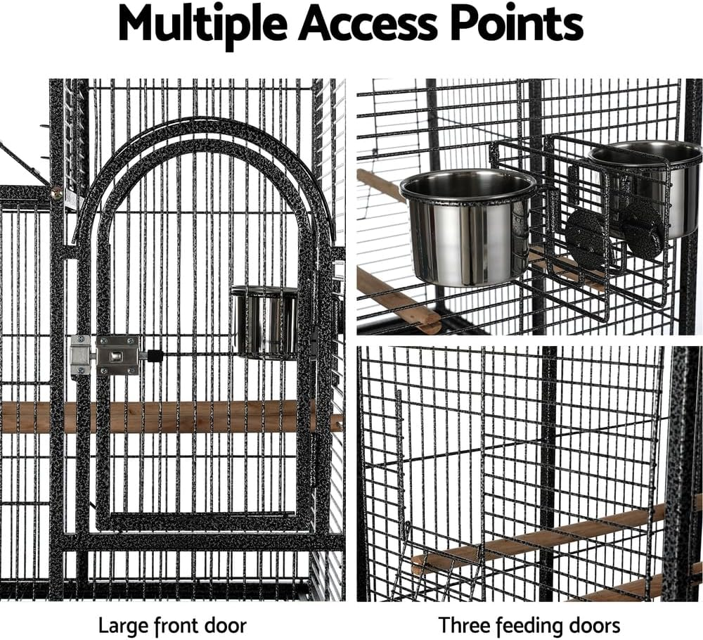 Large Aviary Pet Bird Cage 153Cm Spacious Indoor Outdoor Bird Home Enclosure image number 2