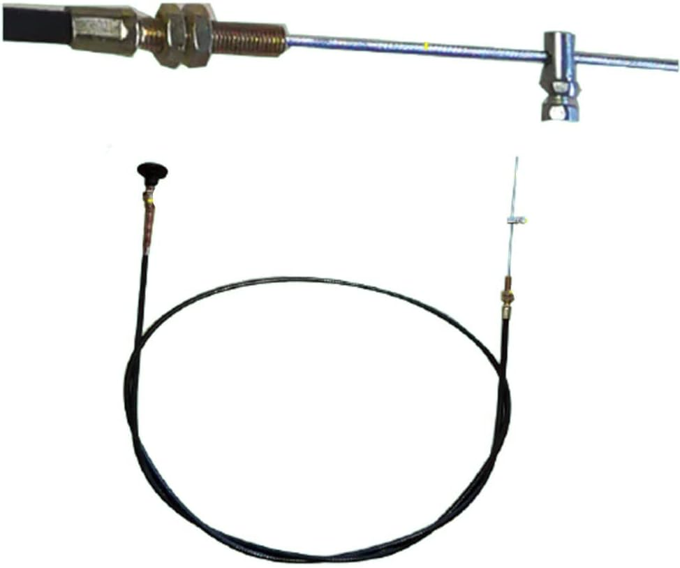 2.5M Stop Choke Cable, Professional Wire Control Bonnet Throttle Engine Stop Line Replacement for Auto and Trucks