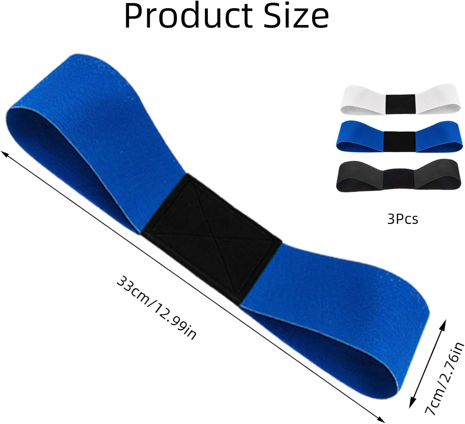 3PCS Golf Swing Trainers, Training Arm Bands Elastic Fabric One-Size-Fits-Most Durable Golf Wrist Grip Training Aid for Swing Improvement Indoor and Outdoor Practice image number 4