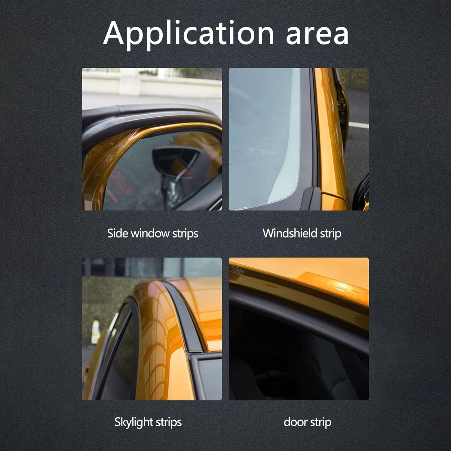 Rubber Seal Conditioner Spray,Car Lubricant Agent and Seal Strip Conditioner | Automotive Grease, Silicone Lubricant Spray, Multi-Purpose for Trunks, Rubber Seal, Window Helves image number 5