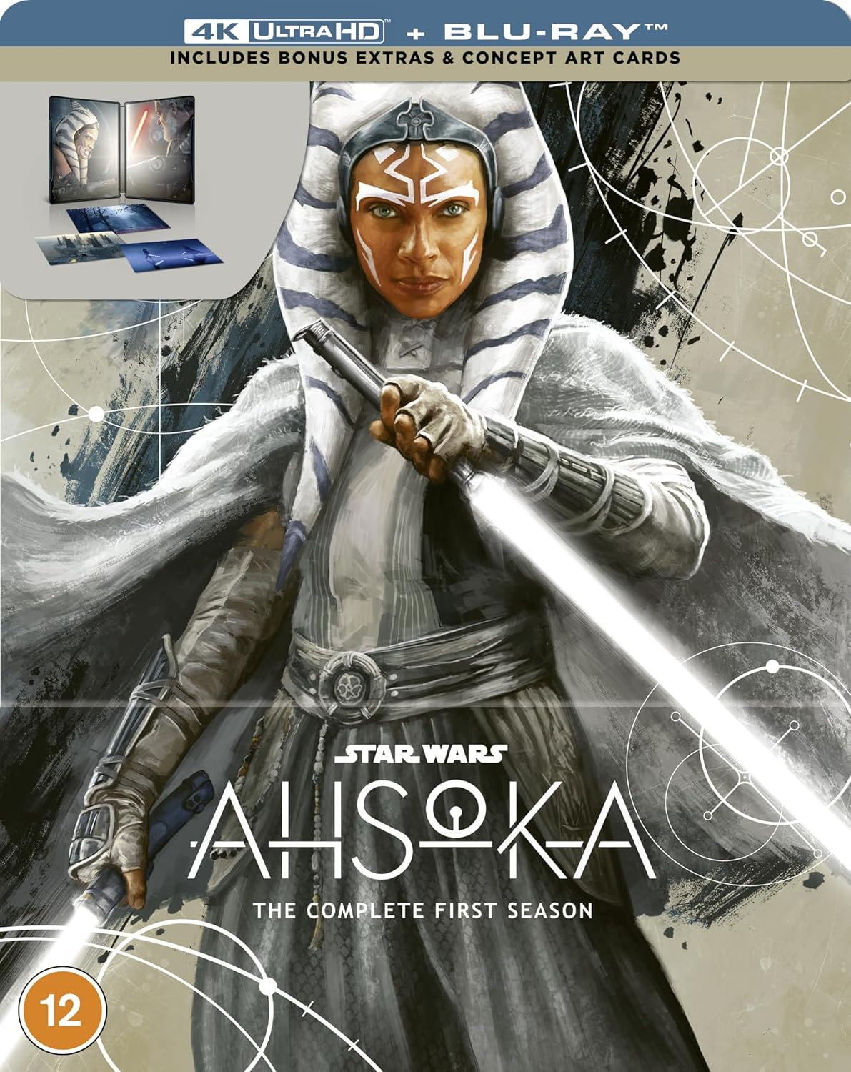 Star Wars Ahsoka Season 1 4K UHD + Blu Ray Steelbook (Disney+ Original) (Includes Artcards) [Blu-Ray] [Region Free] image number 6
