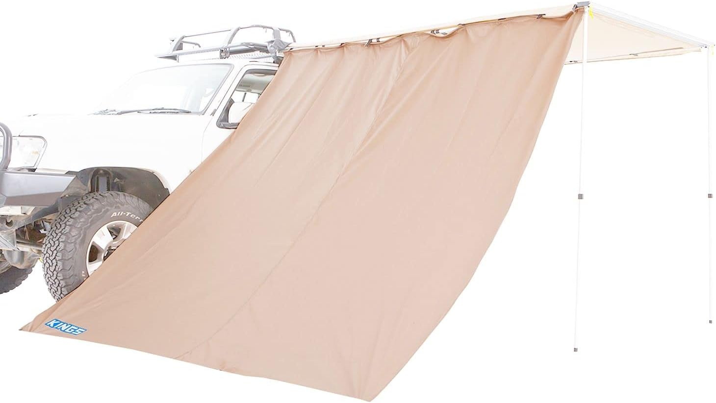 Adventure Kings Awning Mounting Brackets (Pair) + Awning Side Wall Waterproof