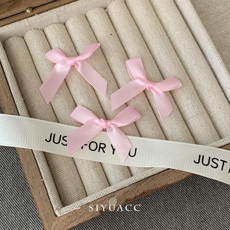 Bows for Girls, Small Hair Bows Mini Hair Clips, WADY 20PCS 1.18 Inch Hair Bows for Girls Grosgrain Ribbon Toddler Hair Accessories with Alligator Clips for Toddlers Baby Girls Kids (Pink) - Pink image number 2