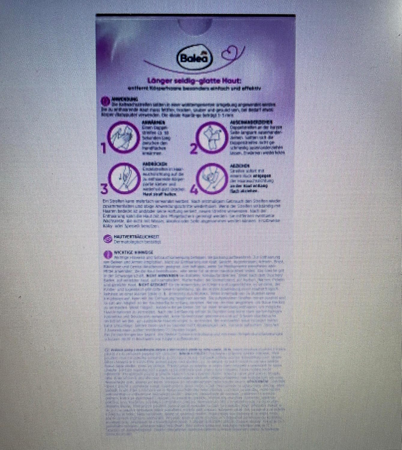 Balea Cold Wax Strips Body, Pack of 20