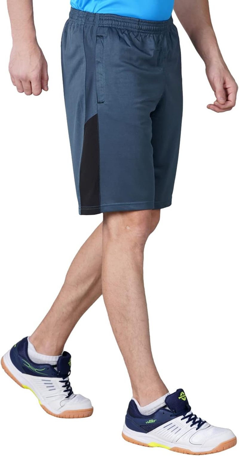 Nivia Sporty_4 Shorts (Teal Blue, M) | Light Weight | Comfortable | Stylish | Casual | Gym | Running image number 3