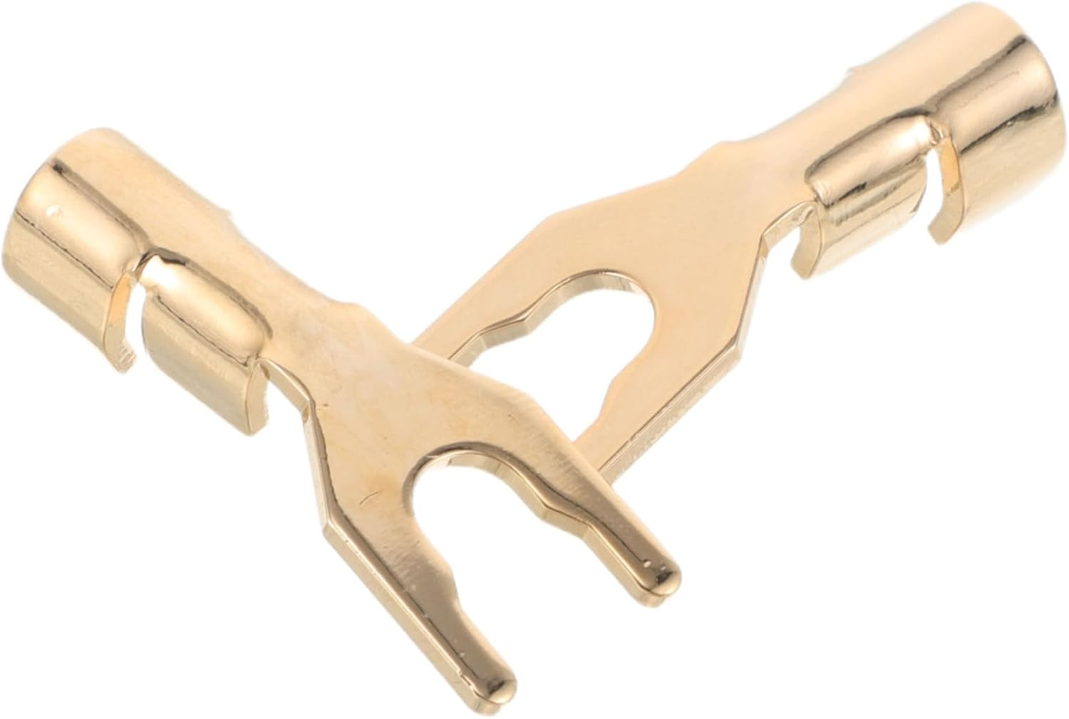 BAZEITFLOW 2Pcs Banana Speaker Cable Plugs with Plating Y Spade Connectors for Hifi Audio Systems Compatible with Home Theater Speakers and Secure and Signal Transmission image number 5