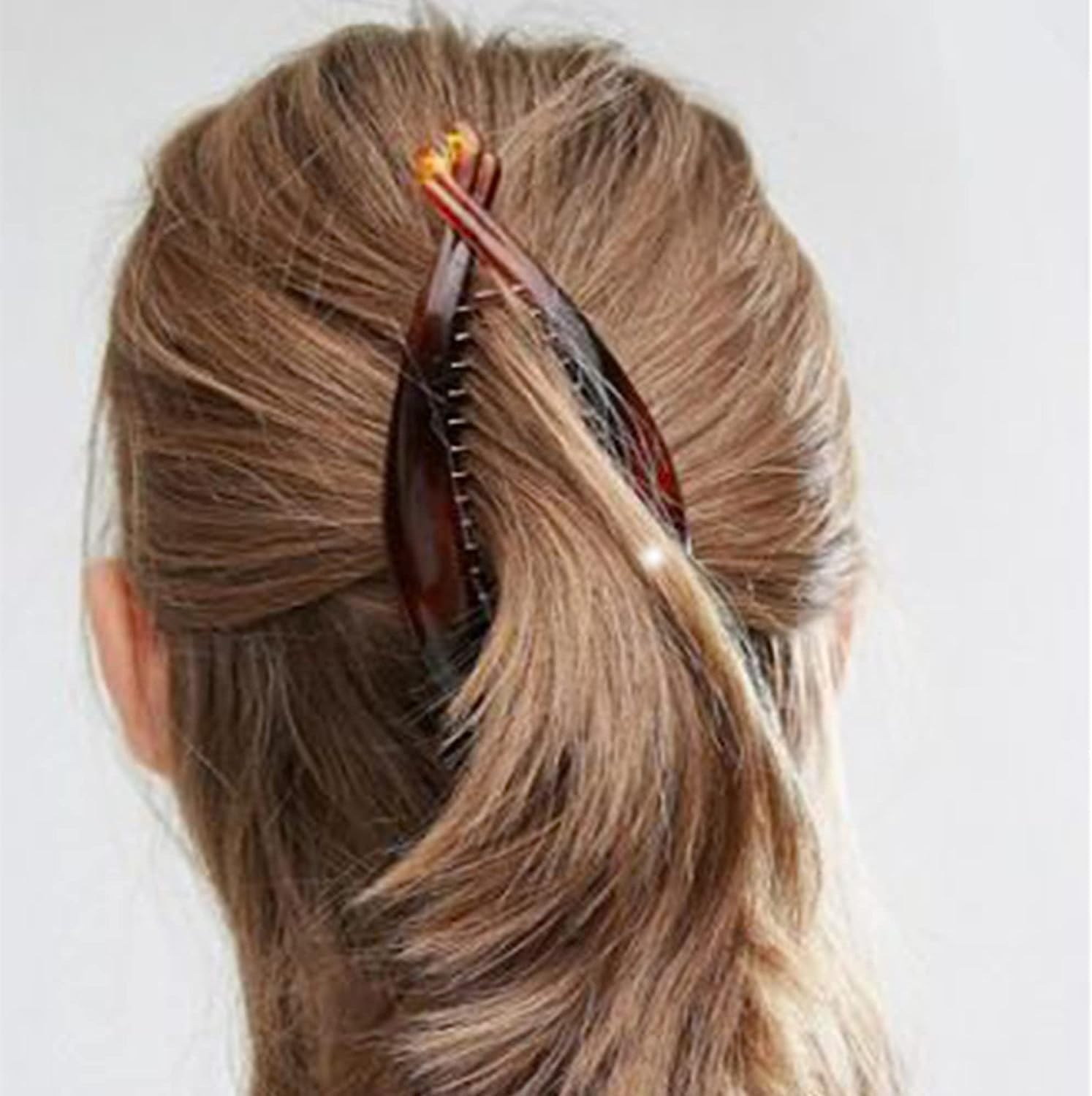 Pack of 4 Banana Clip Hair, Banana Clip Thick Hair, Retro Female Hair Accessory Hair Comb, Banana Hair Clip, Hair Clips, Vintage Fish Tail, Hair Clip Women image number 2