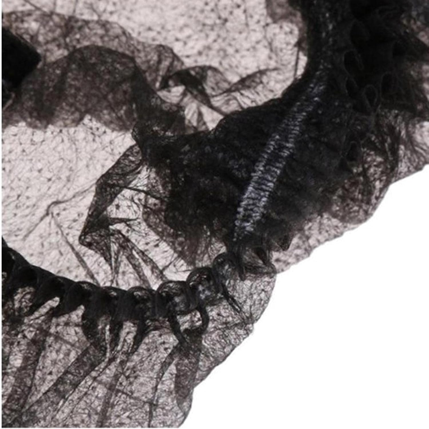 NC Hair - 100 Pieces Disposable Shower S Hair Bonnet, Made of Quality Material, No Peculiar Smell, Healthy and Soft, Safe to Use - Black, 21Inch
