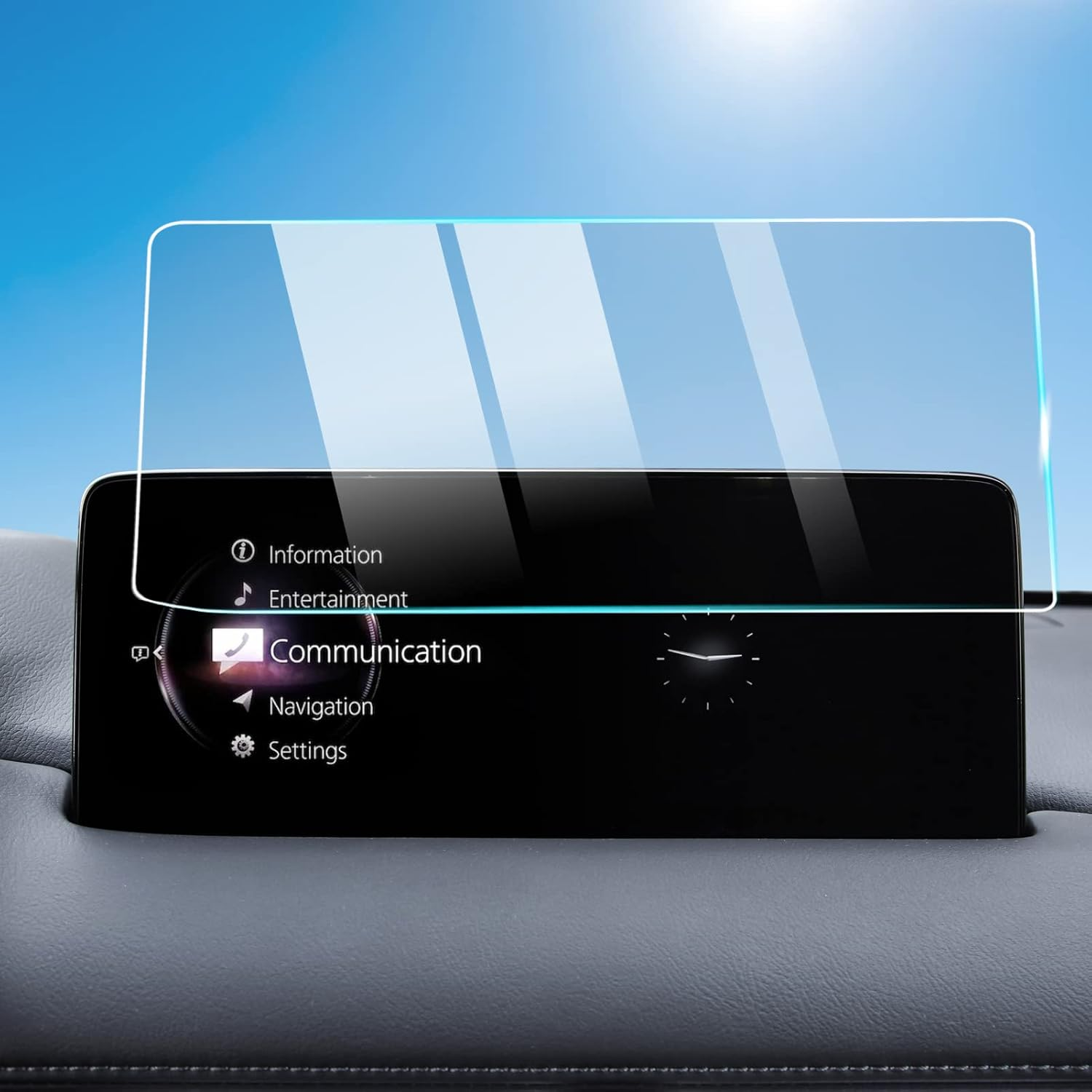 ANFOKAS for Mazda CX5 2024 2023 2022 2021 2020 2019 2018 2017 Car Center Console Armrest Cup Holder Frame Gear Panel Cover Trim for Mazda CX5 Accessories -Stainless Steel Black