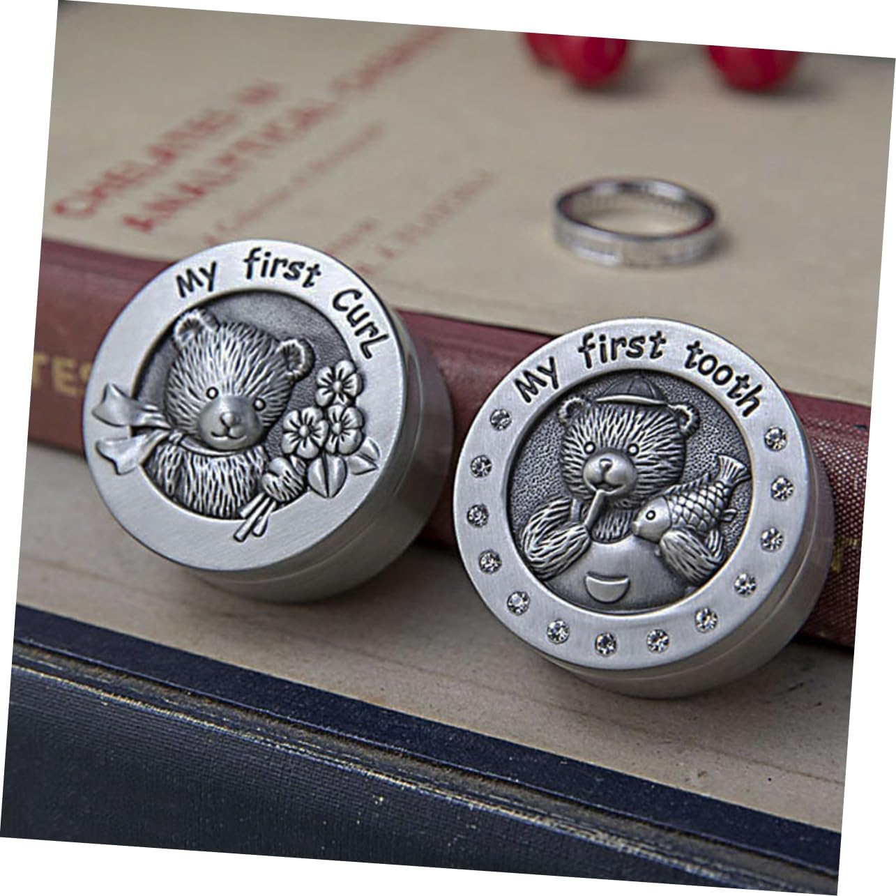 VANZACK and Girls Tooth Collection Organizer Deciduous Tooth Storage Box for Boy Girl Keepsake image number 1