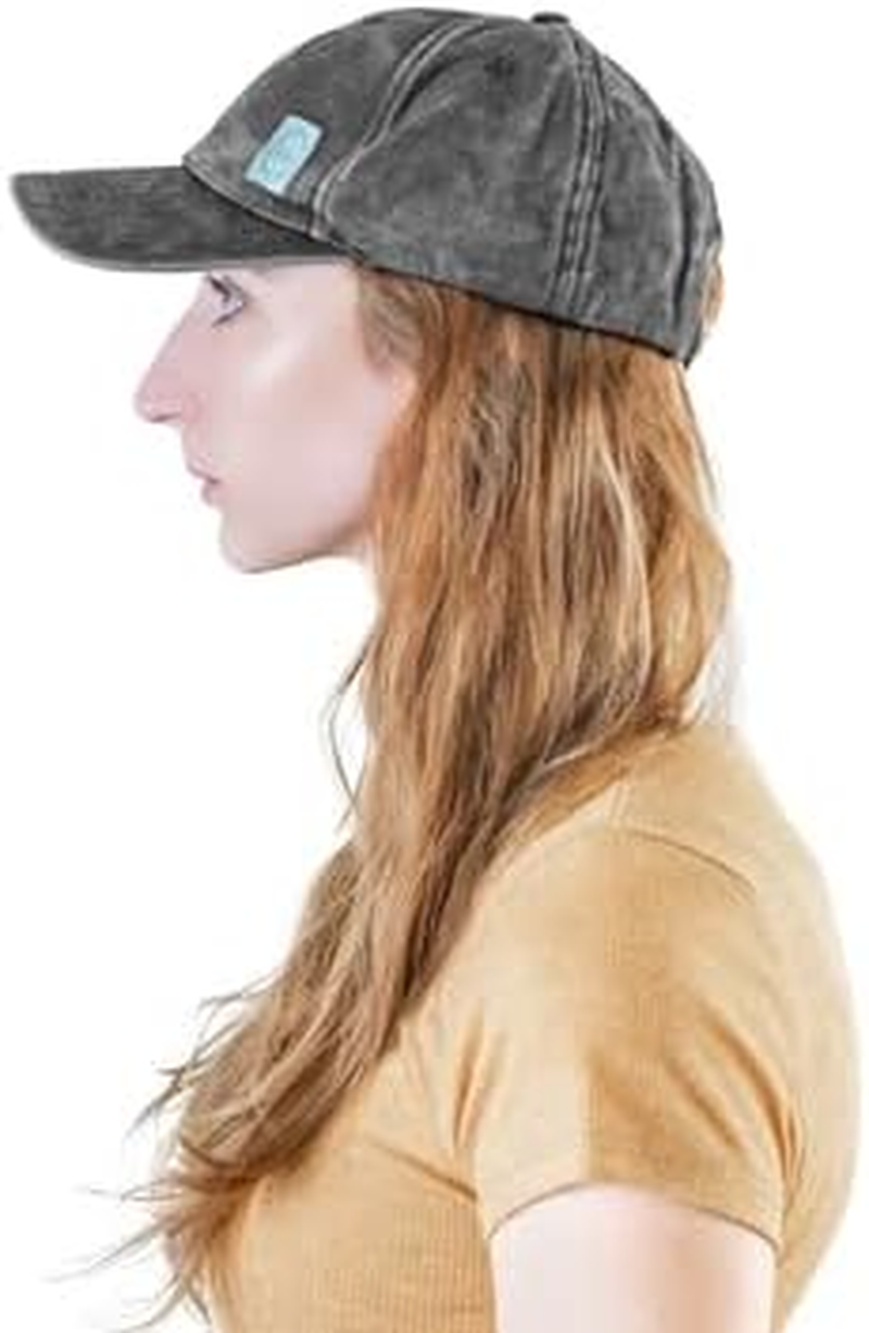 EMF Protection Hat, Baseball Cap. Washed, Faded, Structured anti Radiation Hat with EMF RF Radiation Shielding Silver Fabric - Washed Gray image number 5