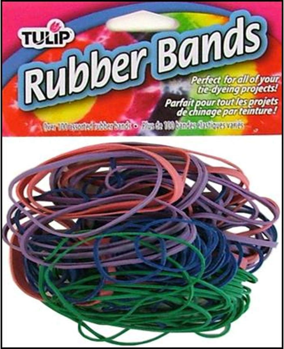Tulip Rubber Bands 100PC Tie Dye Accessory