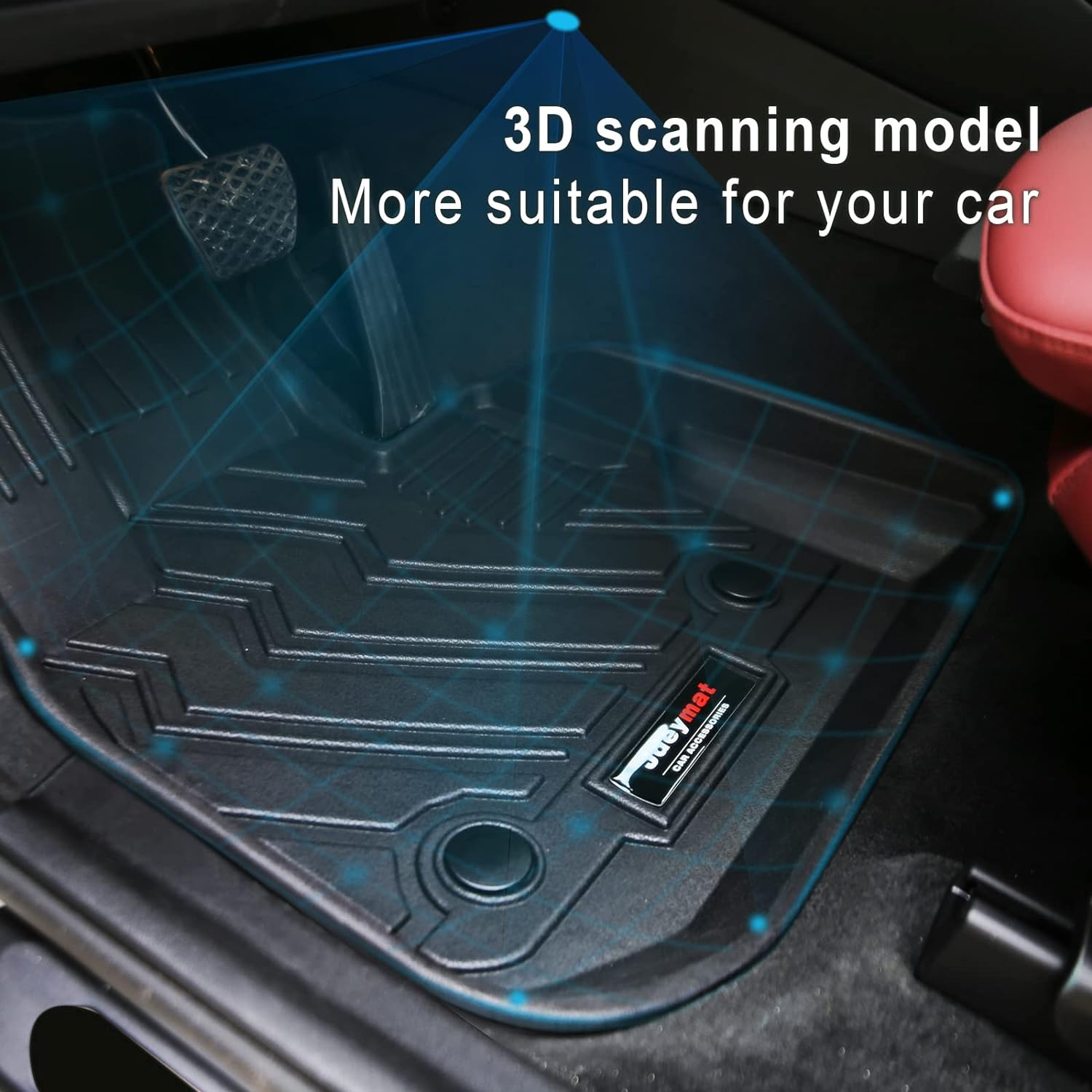 Custom Fit Floor Mats & Trunk Cargo Liner & Backrest Mat for 2018-2024 BMW X3 G01 All Weather TPE Rubber Protection Mat Upgrade Material