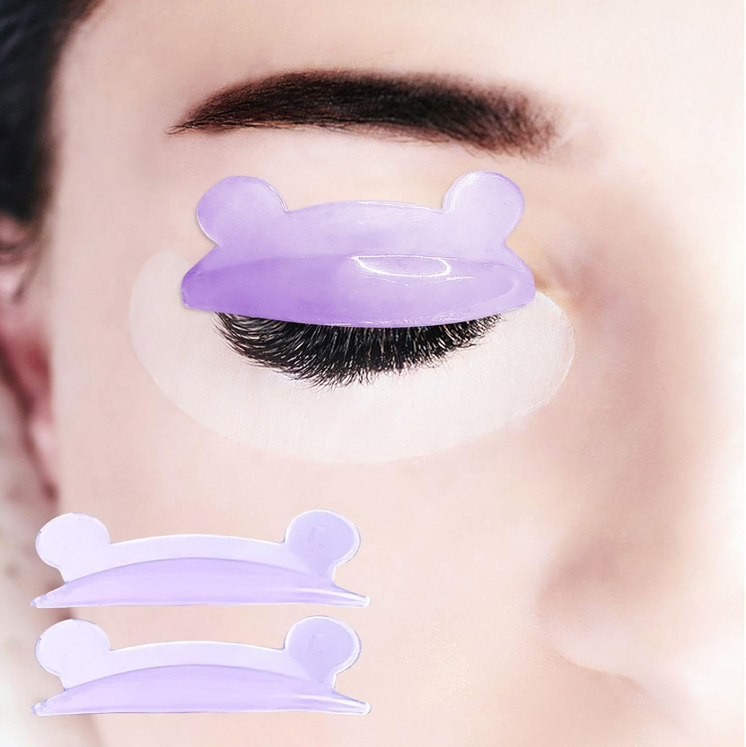 4 Pairs Eyelash Burning Seals, Eyelash Beauty Assistance Tools, Beauty Accessories, Eyelash Lifting Pads, Reusable image number 2