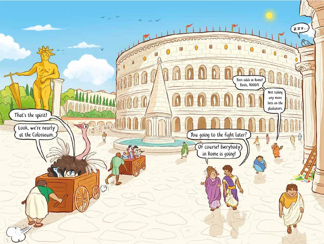 Pablo and Splash: Roman Holiday: the Hilarious Kids' Graphic Novel Series about Time-Travelling Penguins image number 1