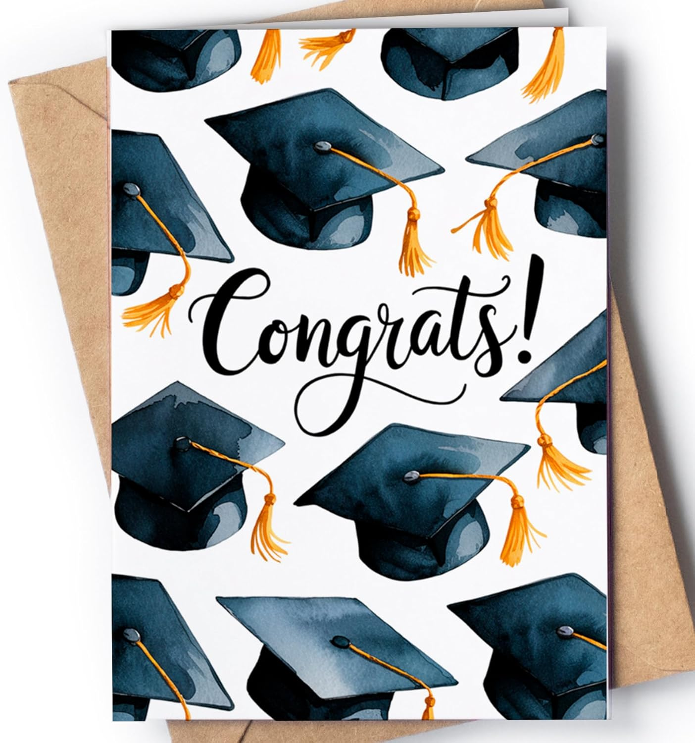 Graduation Card - Congratulations on Your Graduation Card for College, Highschool,Masters, Phd, Bachelors Degree - Congrats Son, Grandson - NUM 184 image number 2