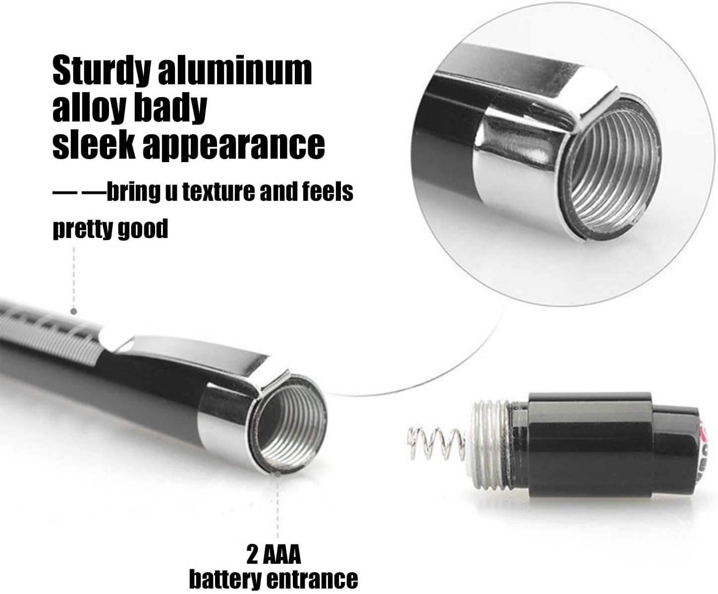 Xolixorium LED Medical Pen Light with Pupil Gauge and Pocket Clip &ndash; Torch for Doctors, Nurses, OSCE Exams, Clinical Use, First Aid, Nursing Practice image number 2