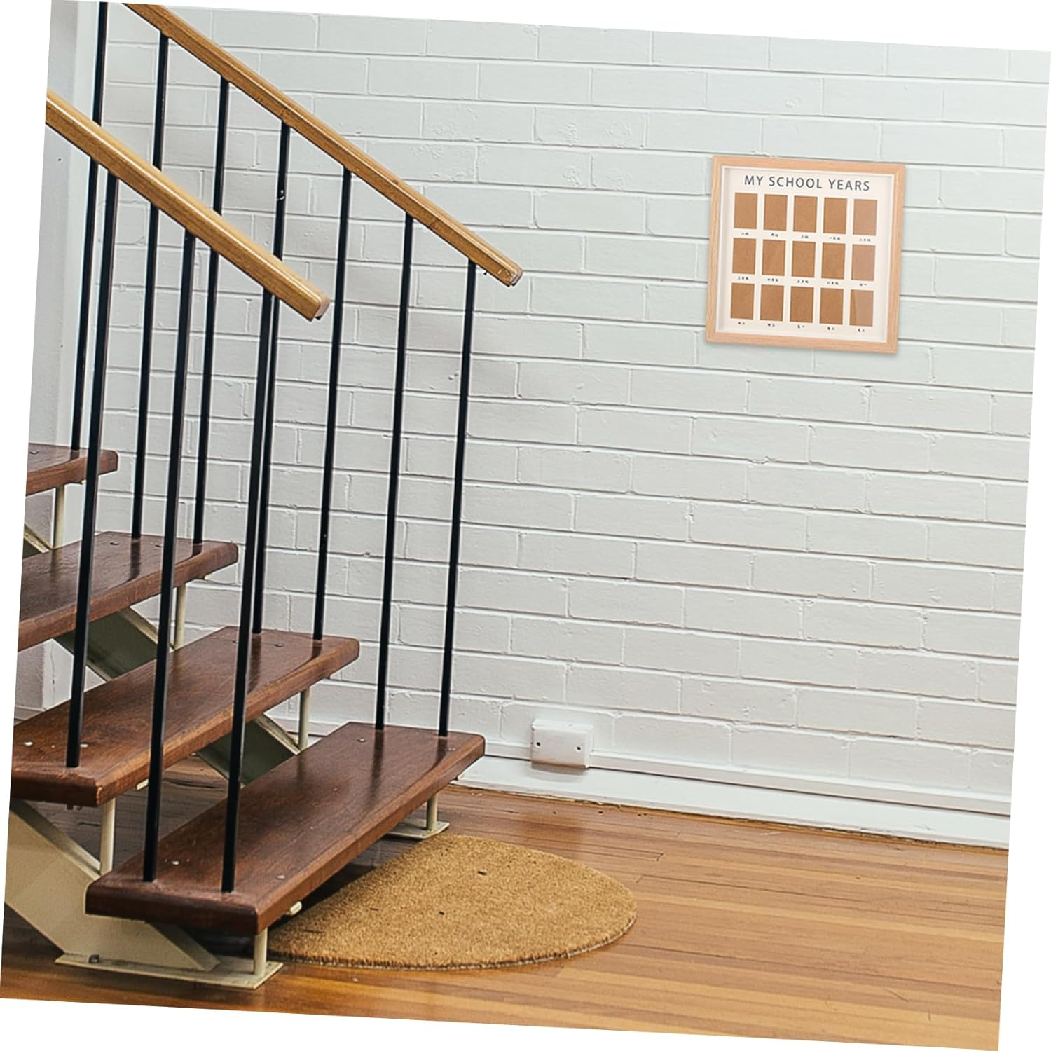 School Picture Frame Collage Durable Tabletop Photo Holder for Newborn to Graduation Memories Beautiful Growth Record Display for Home and Art Gallery image number 3