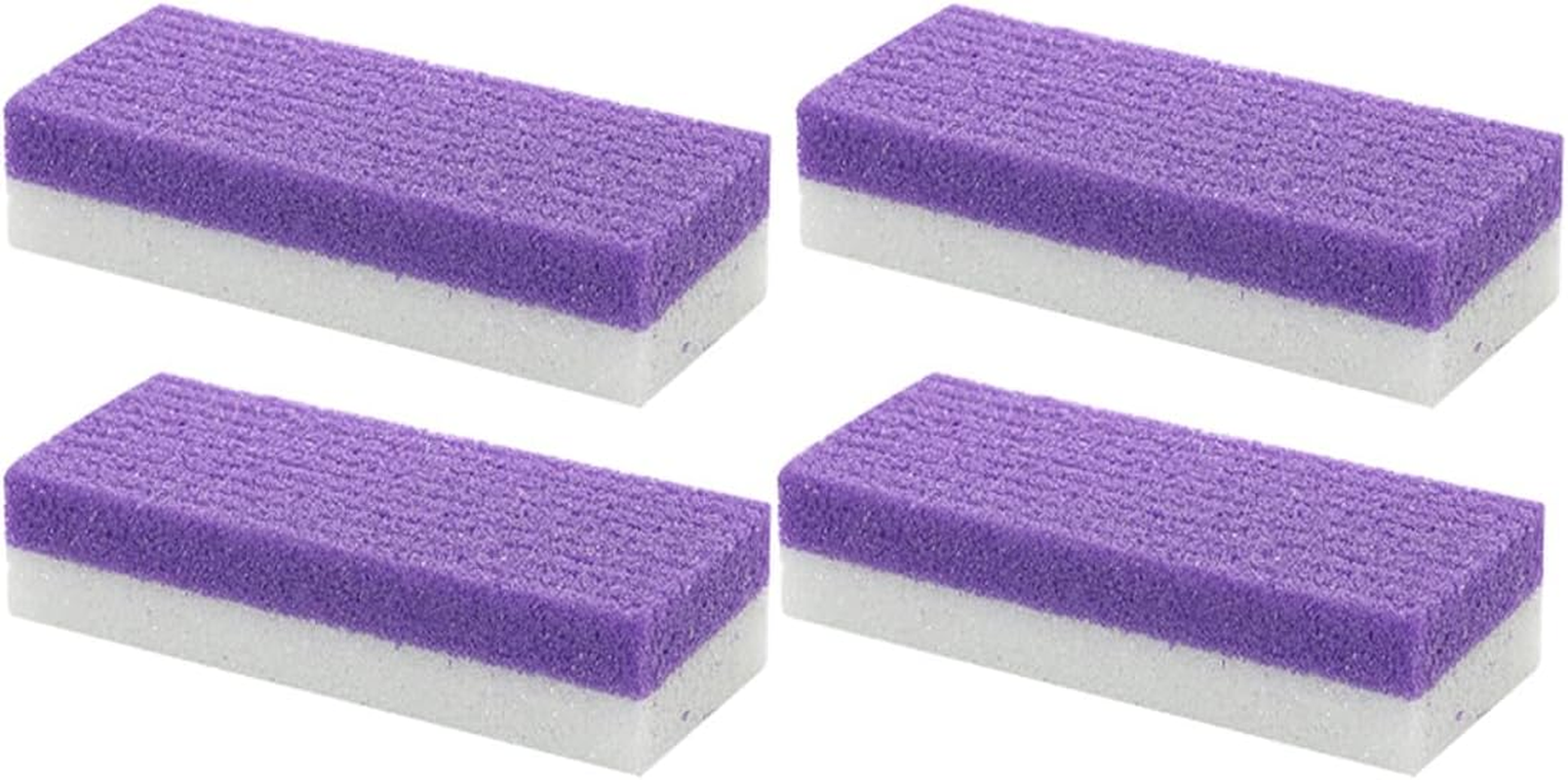 Jade Deals 4X Pumice Foot Stone File, 5.12X1.97X0.98In (13X5X2.5Cm), 2 - in - 1 Exfoliate Rasp for Dead Skin, Pedicure Scrub to Remove Sands, anti - Bacterial Pedicure Tool image number 1