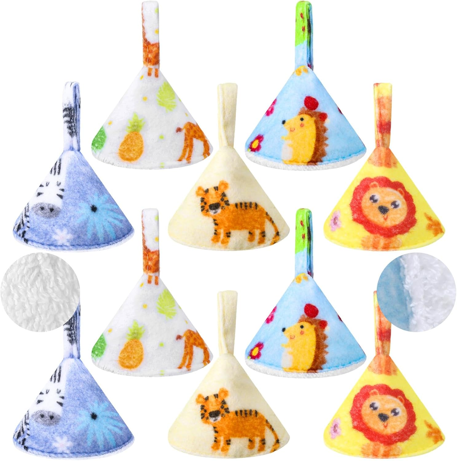 Suhine 10 Pcs Baby Boy Pee Shield Diaper Changing Accessory Reusable Pee Covers Baby Boy Cap (Classic with Lanyard)