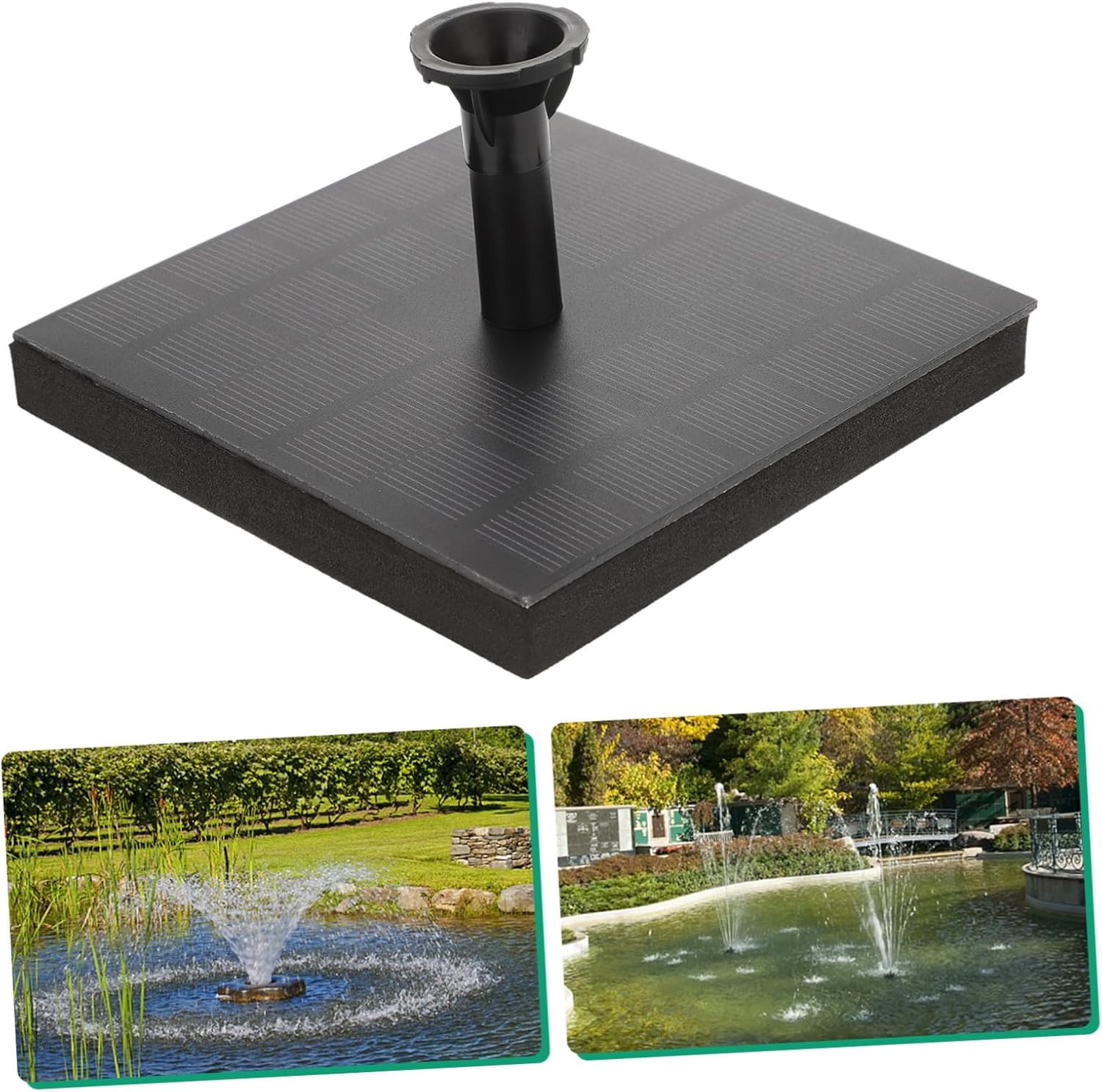 Solar Powered Fountain Outdoor Fountain Pump for Pool Garden Water Pump Solar Floating Design for Pool Accessories and Water Scenarios image number 4