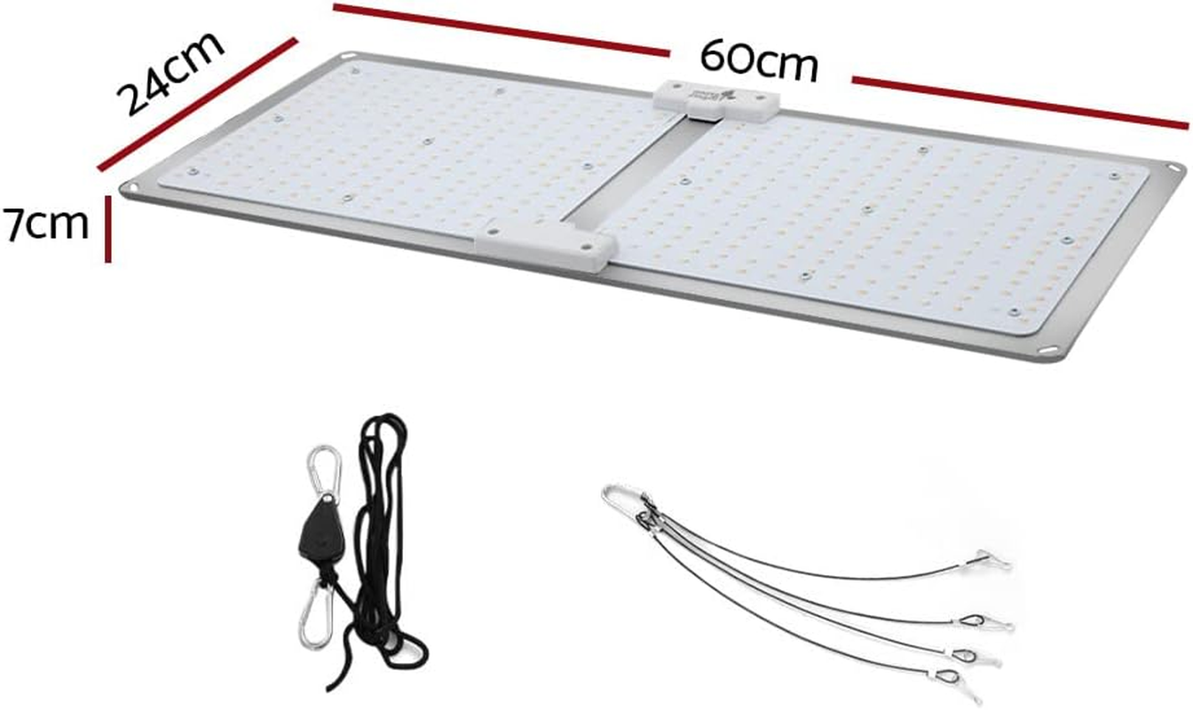 Green Fingers Led Grow Light 2200W Full Spectrum Indoor Plant Lights Vegetable Seeds Flower Growth UV Lamp Plants for Garden Greenhouse Grows Tent, with Smart App Control All Stage Silver