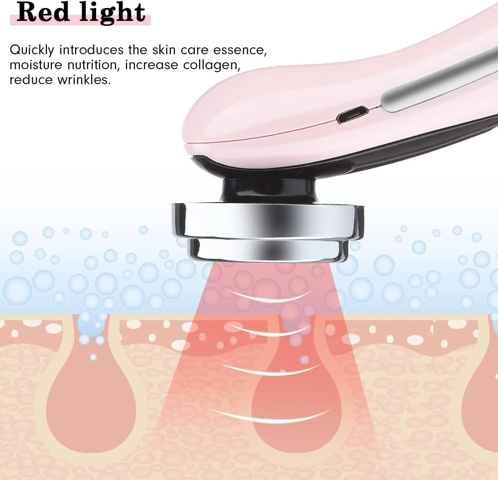 7 in 1 Face Lift Devices EMS RF Microcurrent Skin Rejuvenation Facial Massager Light Therapy anti Aging Wrinkle Beauty Apparatus