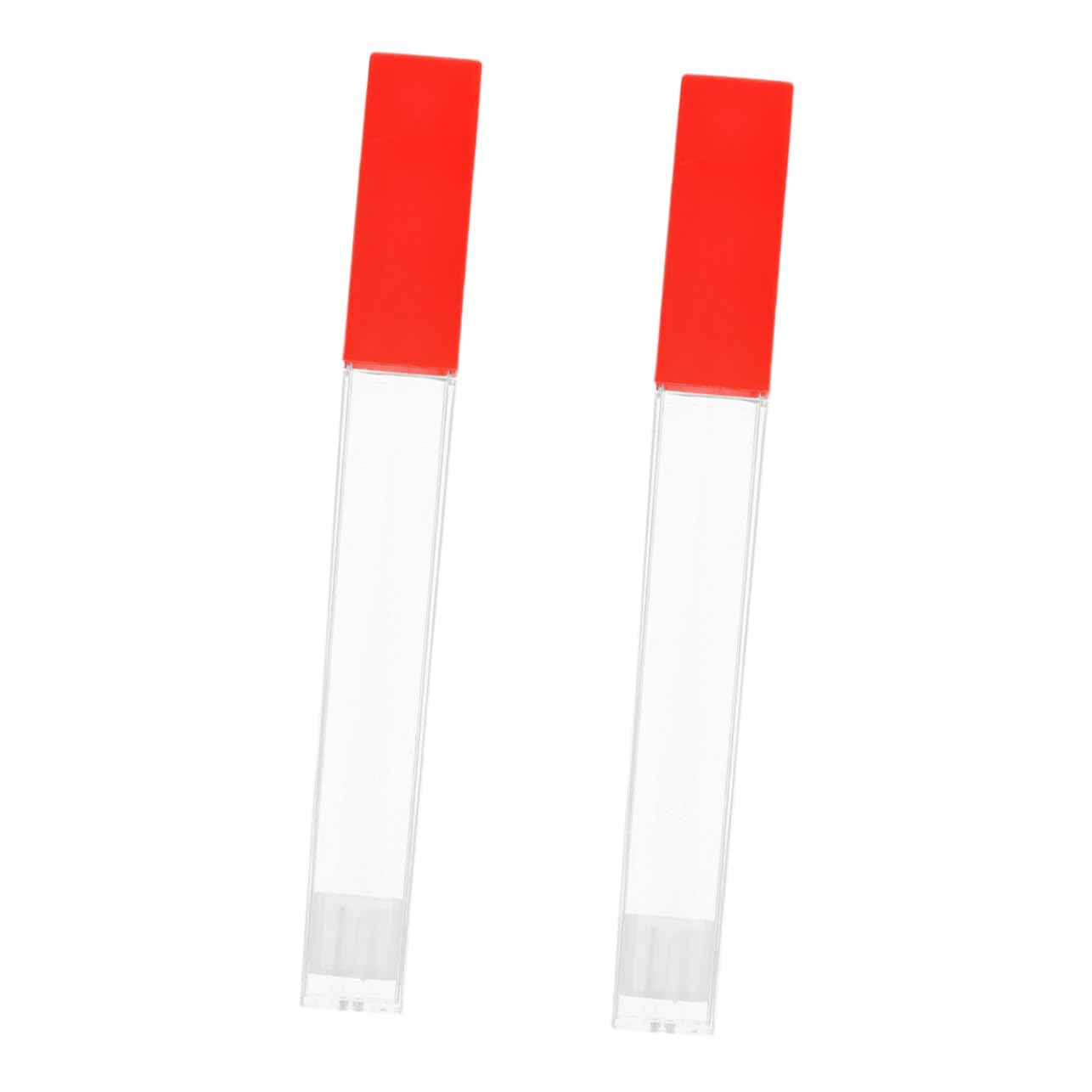 Cabilock 2Pcs Oral Holder for Adults Vacuum Tube Tester Termometro Blood Collection Tube Plastic Case Rectal Red image number 4