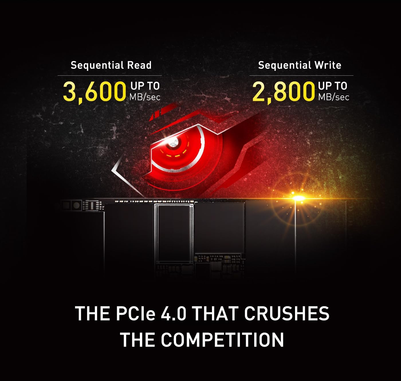 Silicon Power UD85 4TB Nvme Pcie 4.0 M.2 SSD, up to 3600Mb/S, 3D NAND M.2 2280 Pcie Gen4X4 Internal Solid State Drive for Desktop Laptop PC Computer image number 3