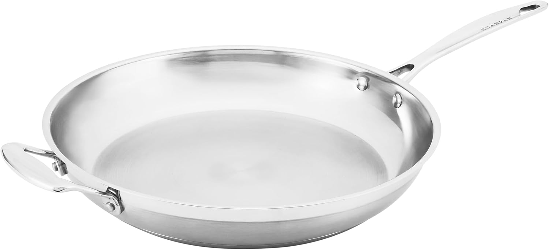 Scanpan Impact Stainless Steel Fry Pan, 32Cm Diameter