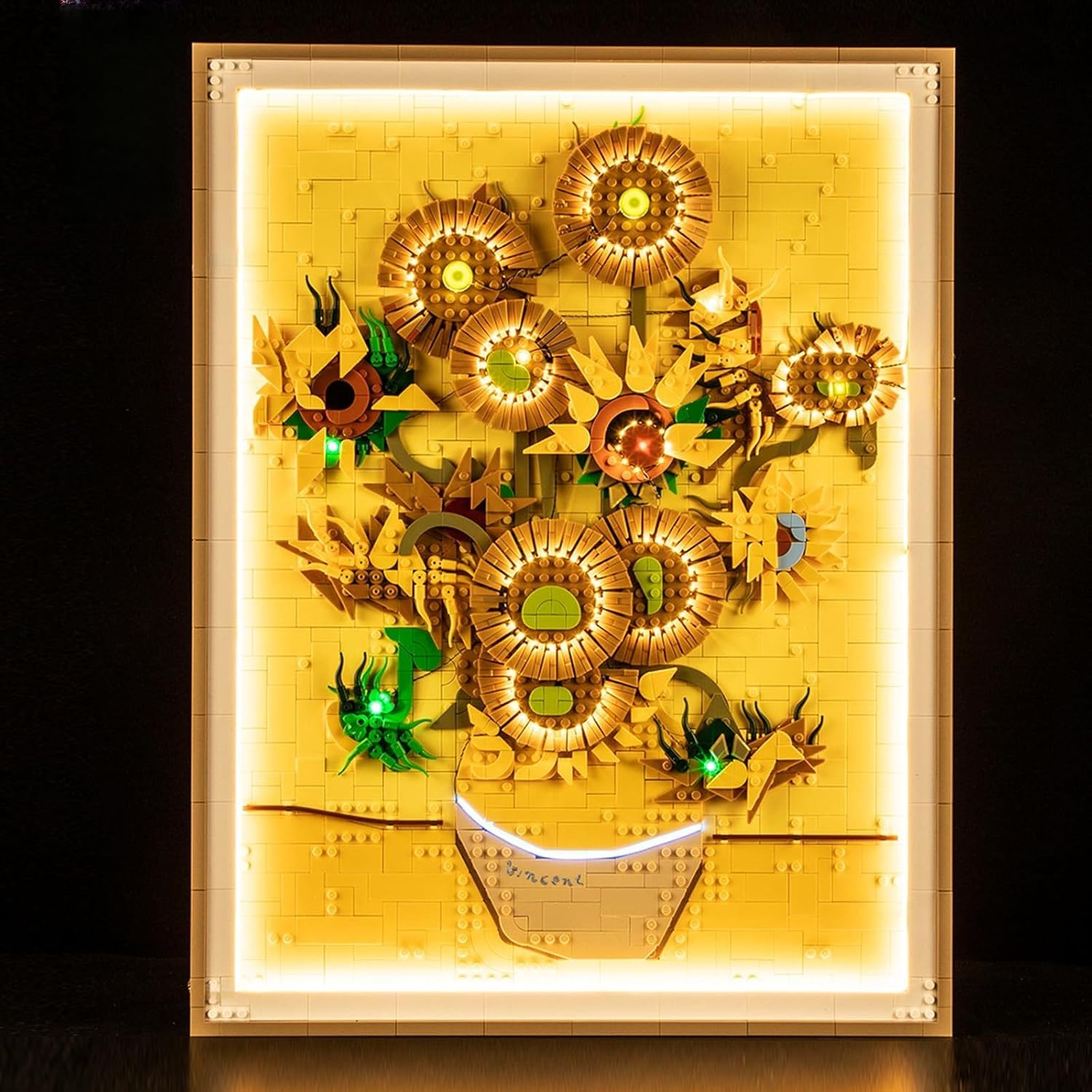 BRIKSMAX Light for  Vincent Van Gogh - Sunflowers 31215 - Compatible with  Art Building Blocks Model - without  Set image number 6