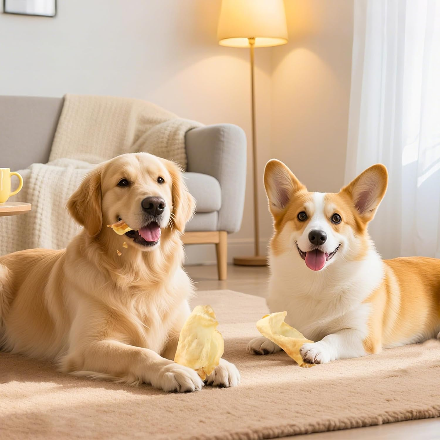 100% Natural Real Cow Ears for Dogs - Single Ingredient Dental Chew, Long-Lasting Treats for All Breeds (Small/Medium/Large) | High Protein, Easily Digestible image number 3