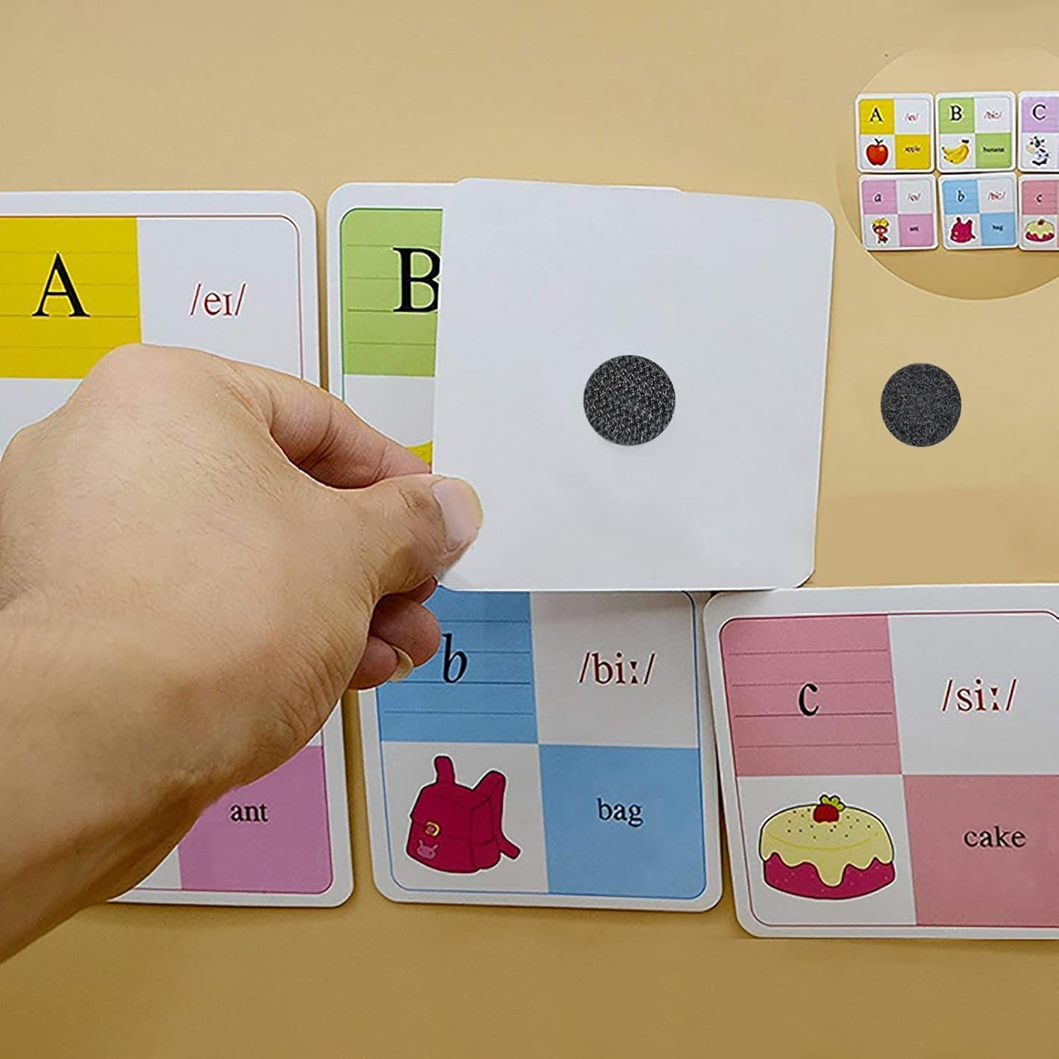 400Pcs Self Adhesive Dots, 200 Pairs Hook and Loop, 10Mm, White, for Home, School, Office image number 2