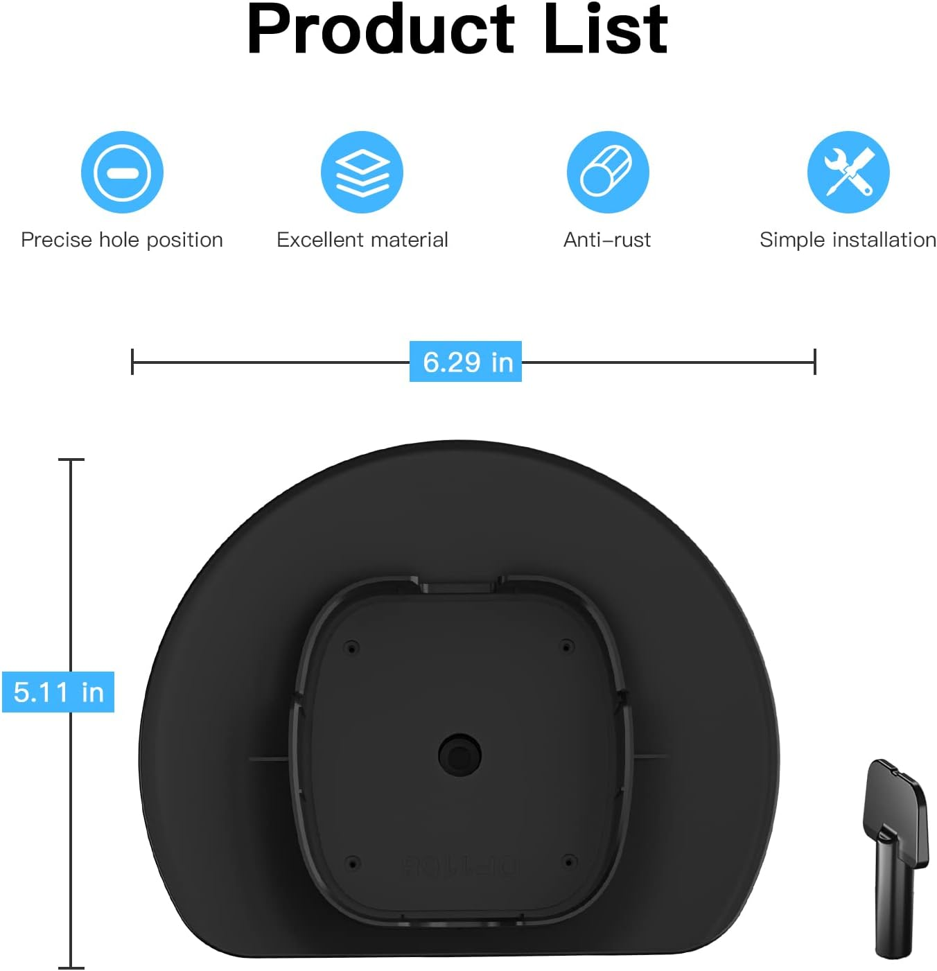 Camera Rain Cover for Ring Spotlight Camera Pro Battery/Pro Power Plug/Pro Solar/Pro Cable, Outdoor Camera Cover, Outdoor Surveillance Camera, Sun Protection Accessories for Ring Spotlight Camera Pro image number 5