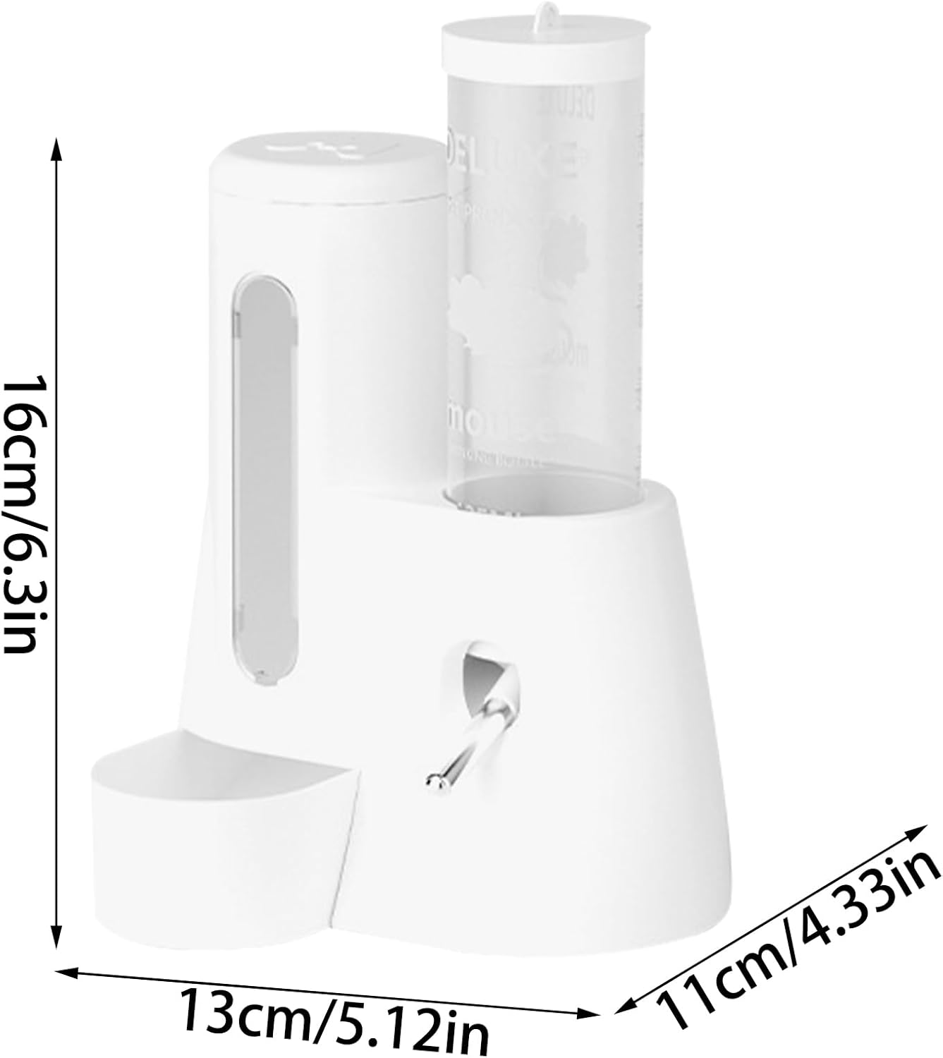 Rabbit Drinking Bottle Rabbit Drinking and Nipple Drinking Bottle Is High Strength Resistant to Constant Use Thanks to the Ninchdrip Technology Builds ABS Material, Water Dispenser for Small Animals image number 1