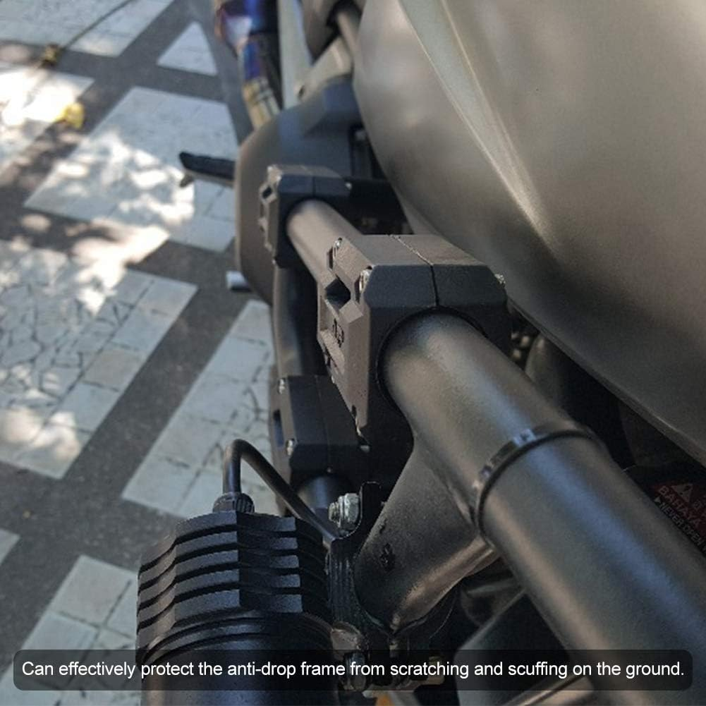 2 Pair Motorcycle Bumper Guard Blocks, Universal Decorative Guard Blocks with Reversed Protection Fit for R1200GS R1150GS image number 3