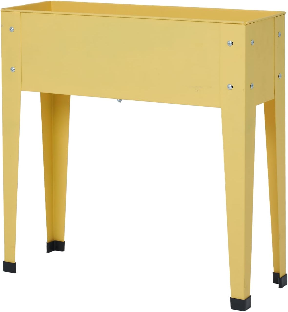 Gardenmaster HKP-6020 Planter, Stand, Rectangular, Colorful, Vegetables, Home Garden with Legs, Flowerpot, Outdoor, Stylish, Yellow image number 3