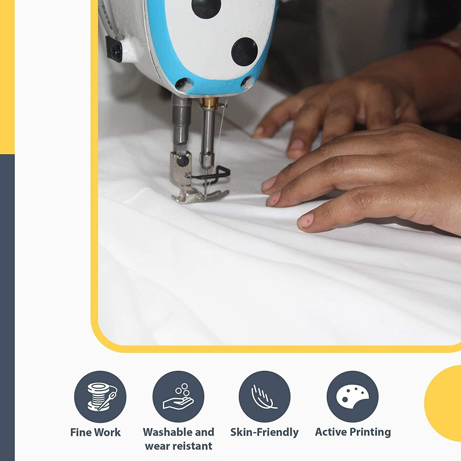 Kamas Oversized Queen Pillowcase Pack of 2 Extra Large Pillowcase to Fit Your Oversized Pancake Large Huge & Gusseted Pillows 100% Egyptian Cotton Sateen Weave (Silver, Queen Oversize- 23X34) image number 4