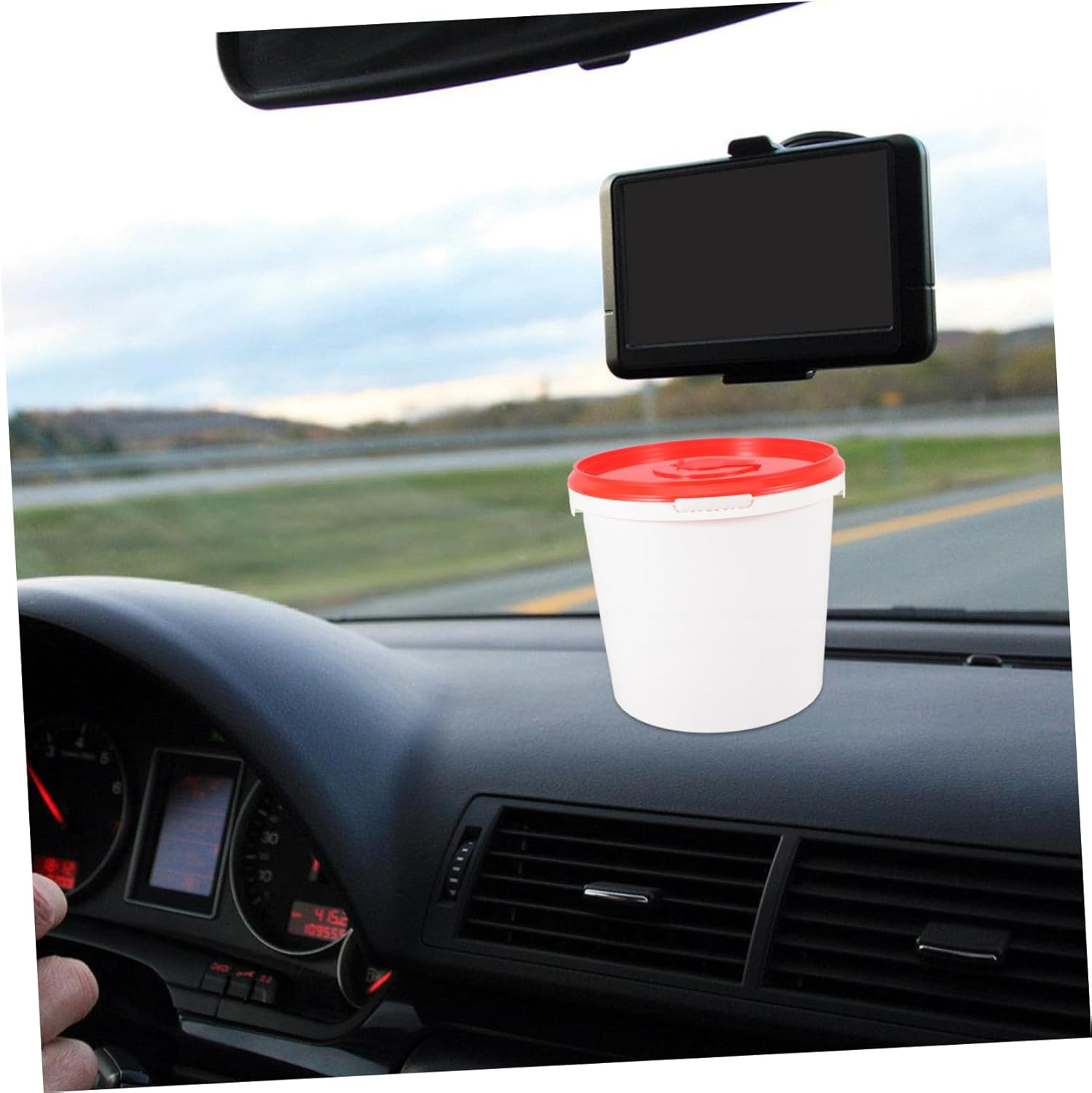 Wipe Dispenser for Travel Car Wipes Bucket Diapers Holder Compact Storage Reusable Container