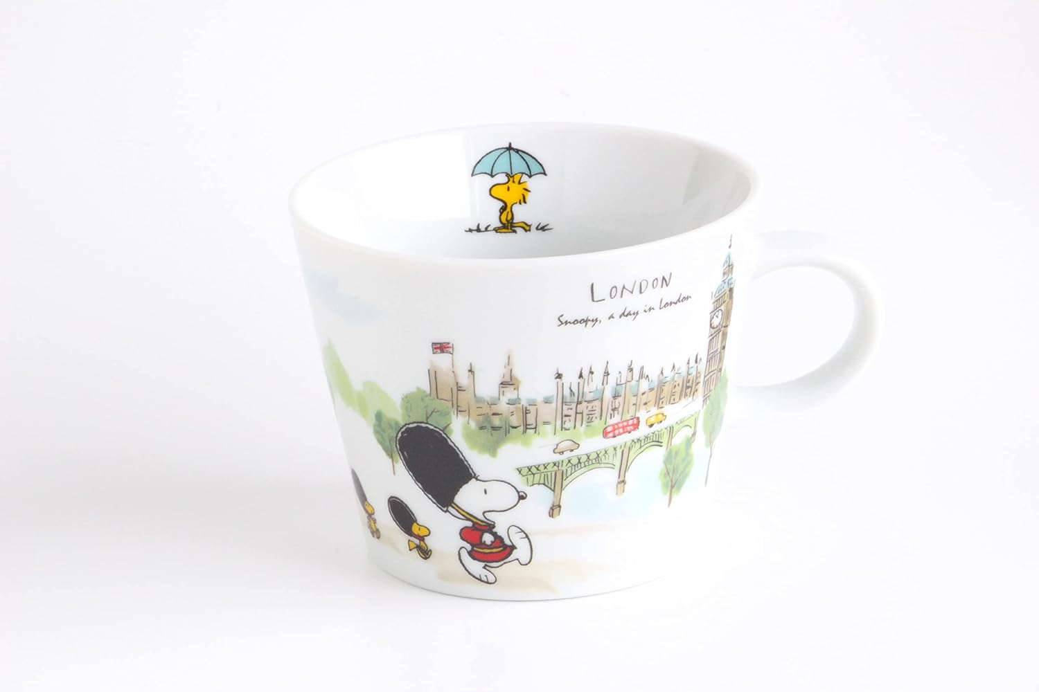 シミズ陶業(Shimizutougyou) Snoopy World Travel Mug, London, Capacity: 370 Ml, Mug image number 3