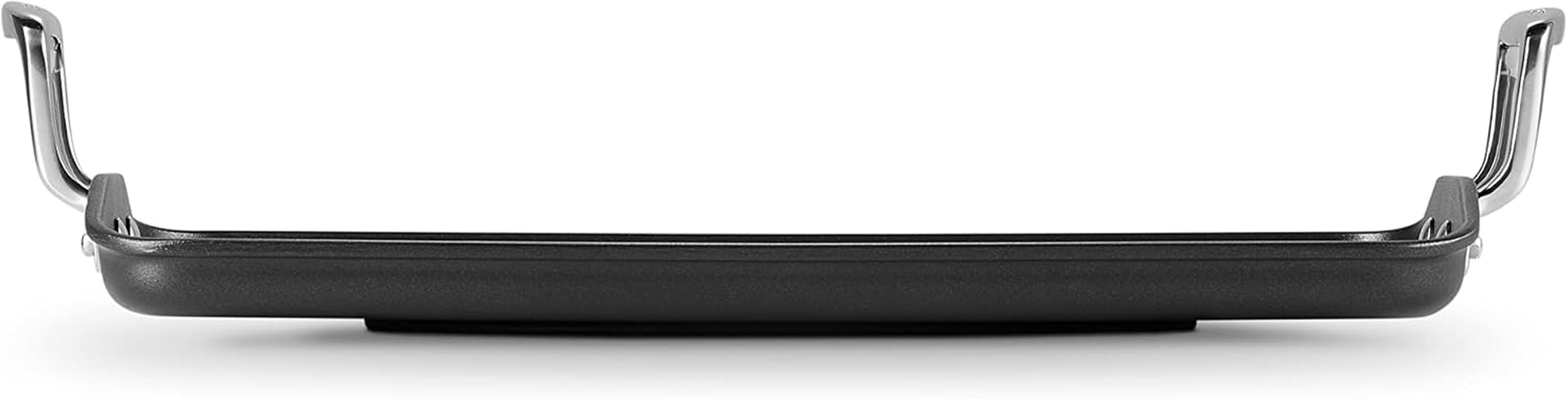 Le Creuset Toughened Non-Stick Giant Rectangular Grill, 35 Cm image number 3