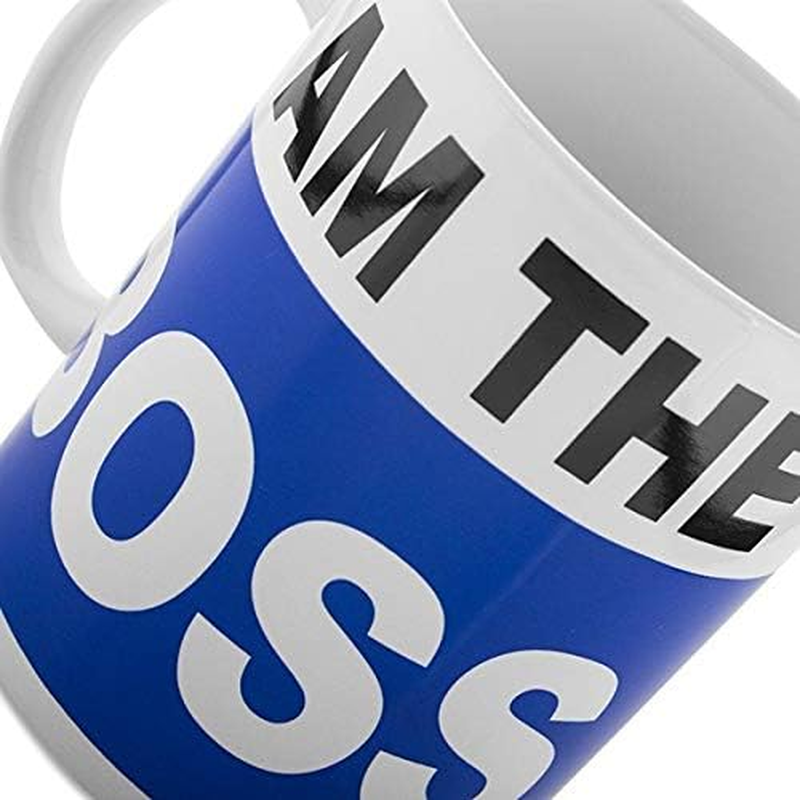 Out of the Blue I 'M the Boss Mug Made from Porcelain 13 X 11 Cm Mug XL Tea/Coffee Mug image number 6