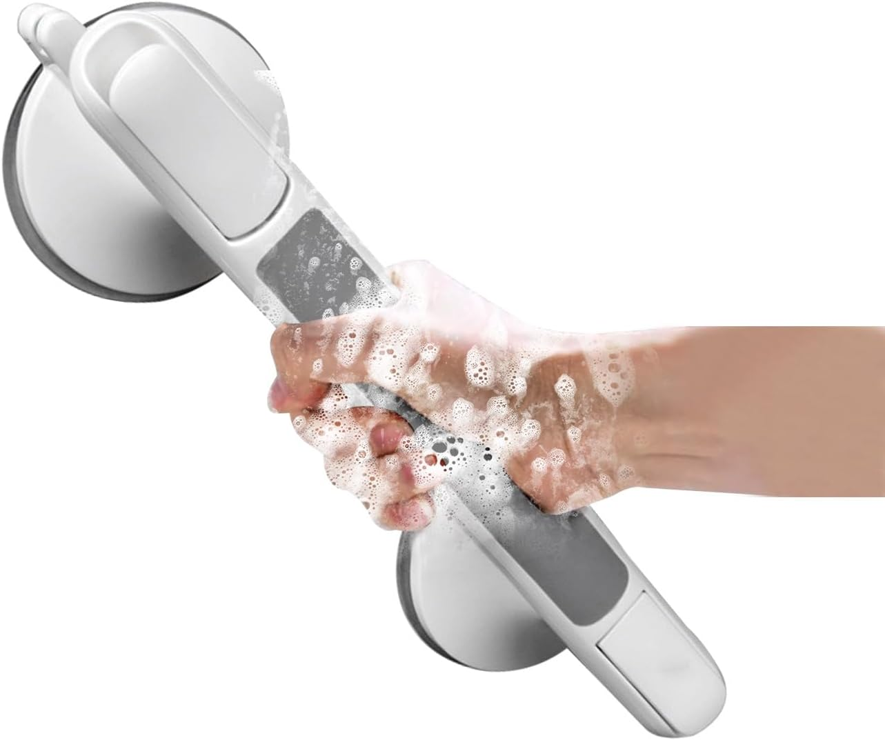 Bathroom Safety Grab Bar, Suction Cup Mount, No-Drill Installation, for Toilet, Shower, Bathtub image number 2